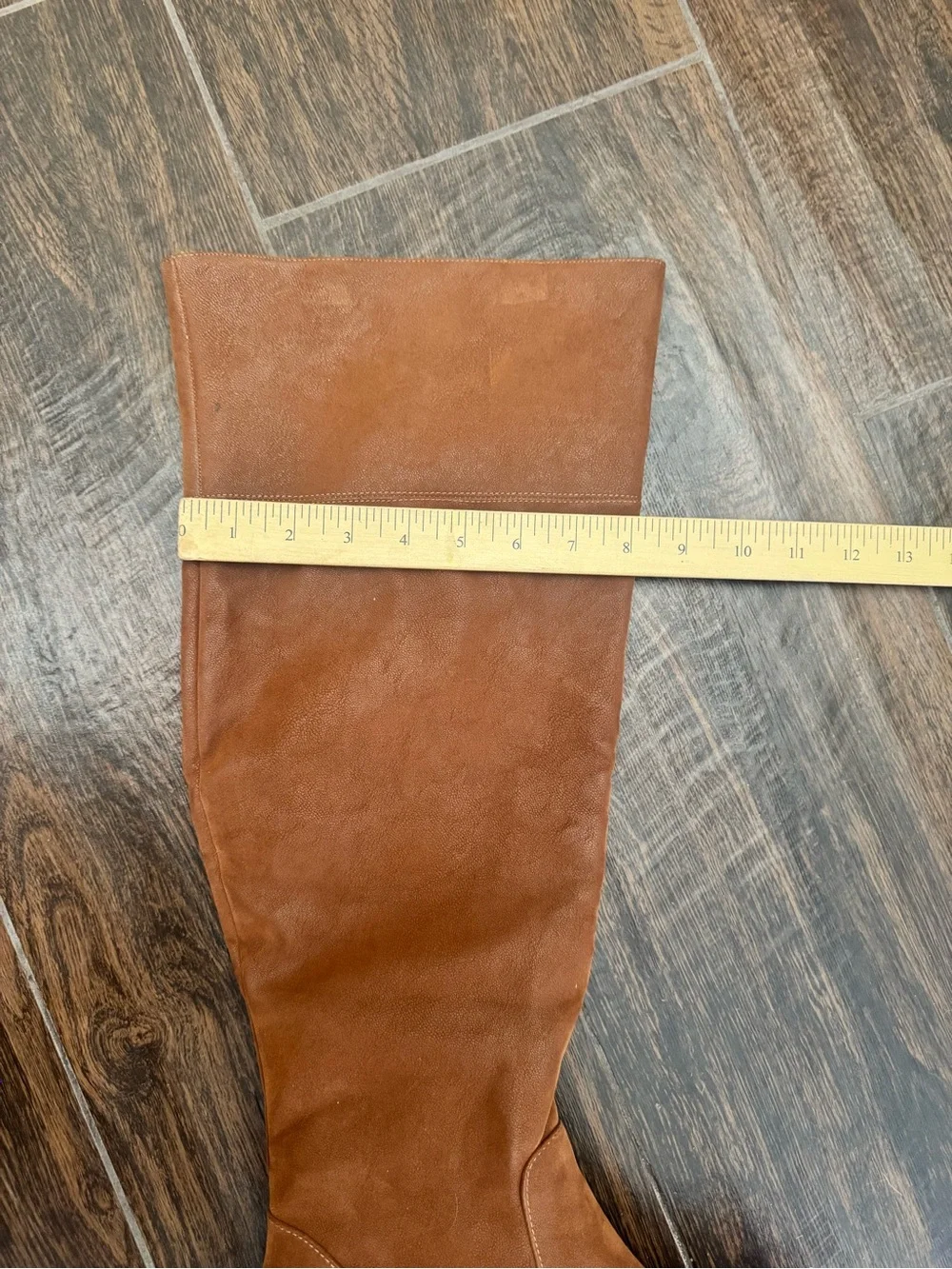 MIA Carsyn Brown Faux Leather Over-The-Knee Boots Size 9.5 NWT